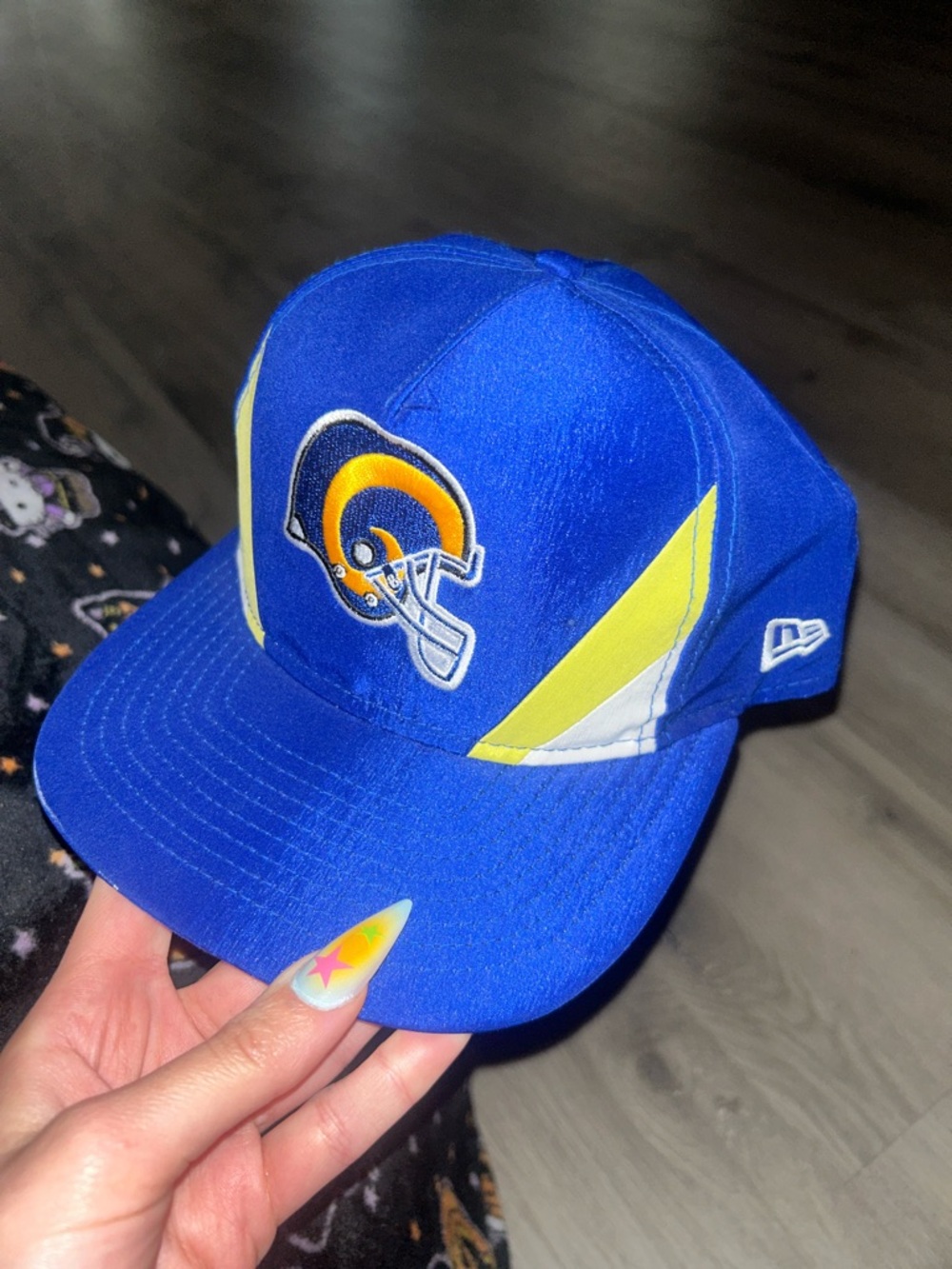 New Era Royal Blue and Gray NFL Los Angeles Rams Snapback Hat